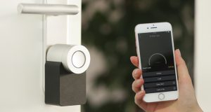 smart home, technology, phone, security